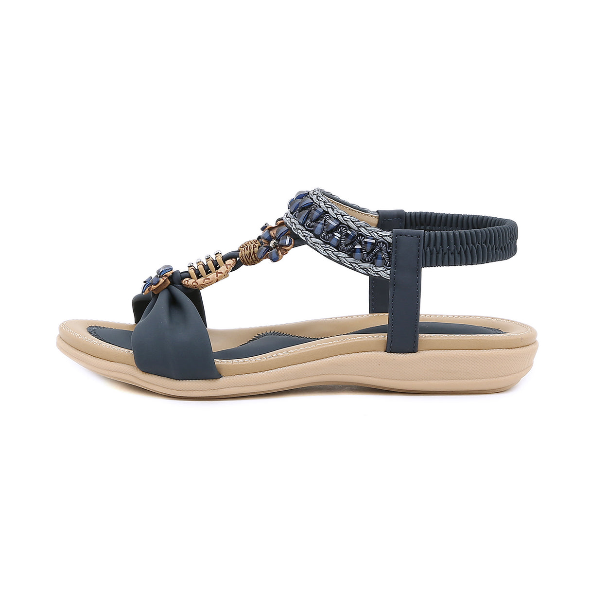 Sommersandale Blue Flora
