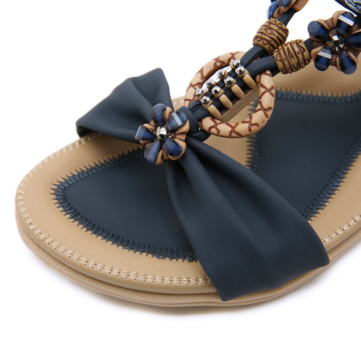 Sommersandale Blue Flora