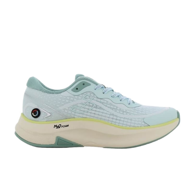 Aktiv-Sneaker N₂O Max-Comfort Mintgrün Gelb