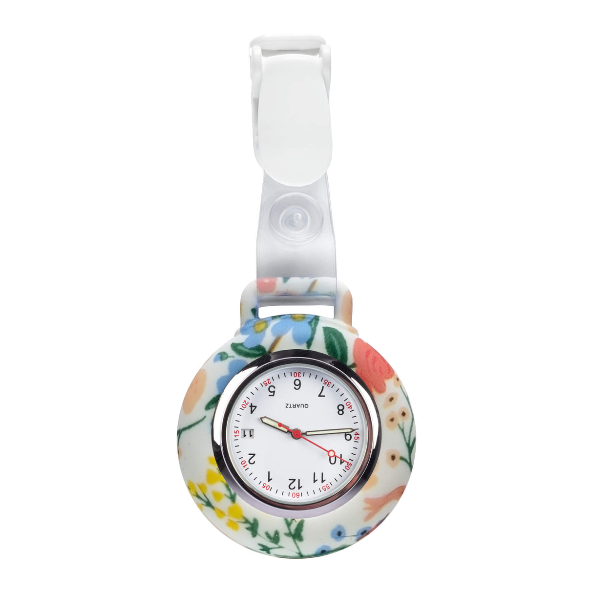 Sonderedition Clip Flora - Uhrwerk mit Datumsanzeige