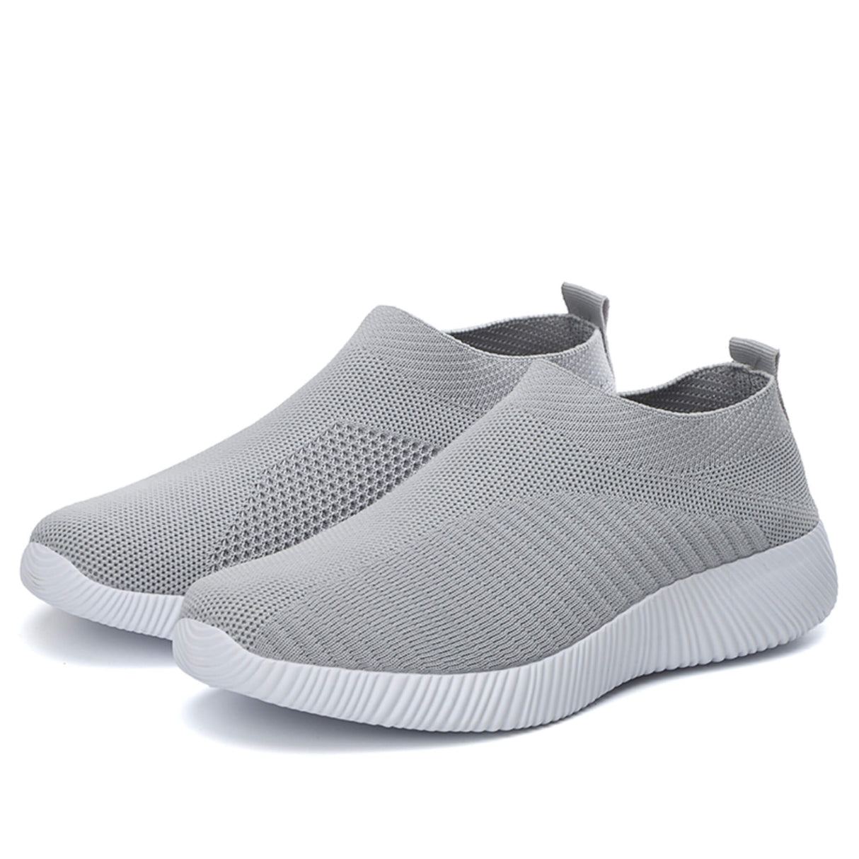 Comfort-Slipper Flex Step Hellgrau