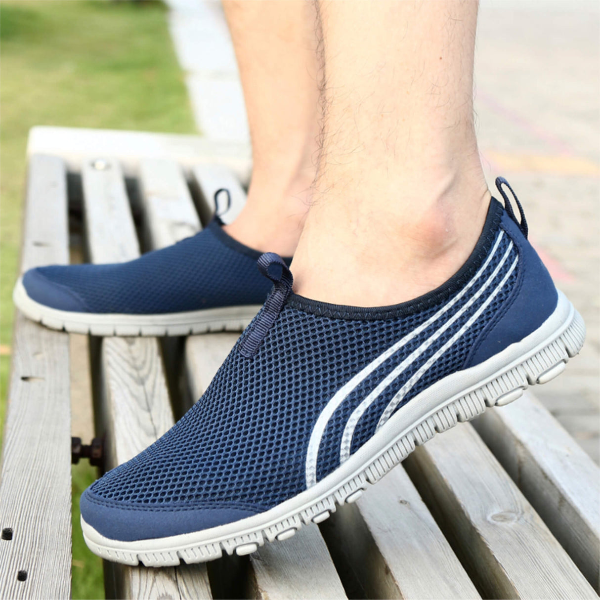 EasySneaker Dunkelblau