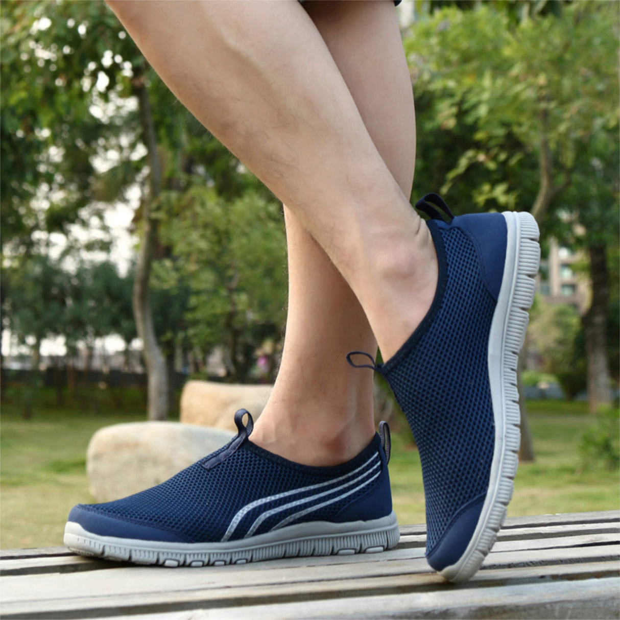 EasySneaker Dunkelblau