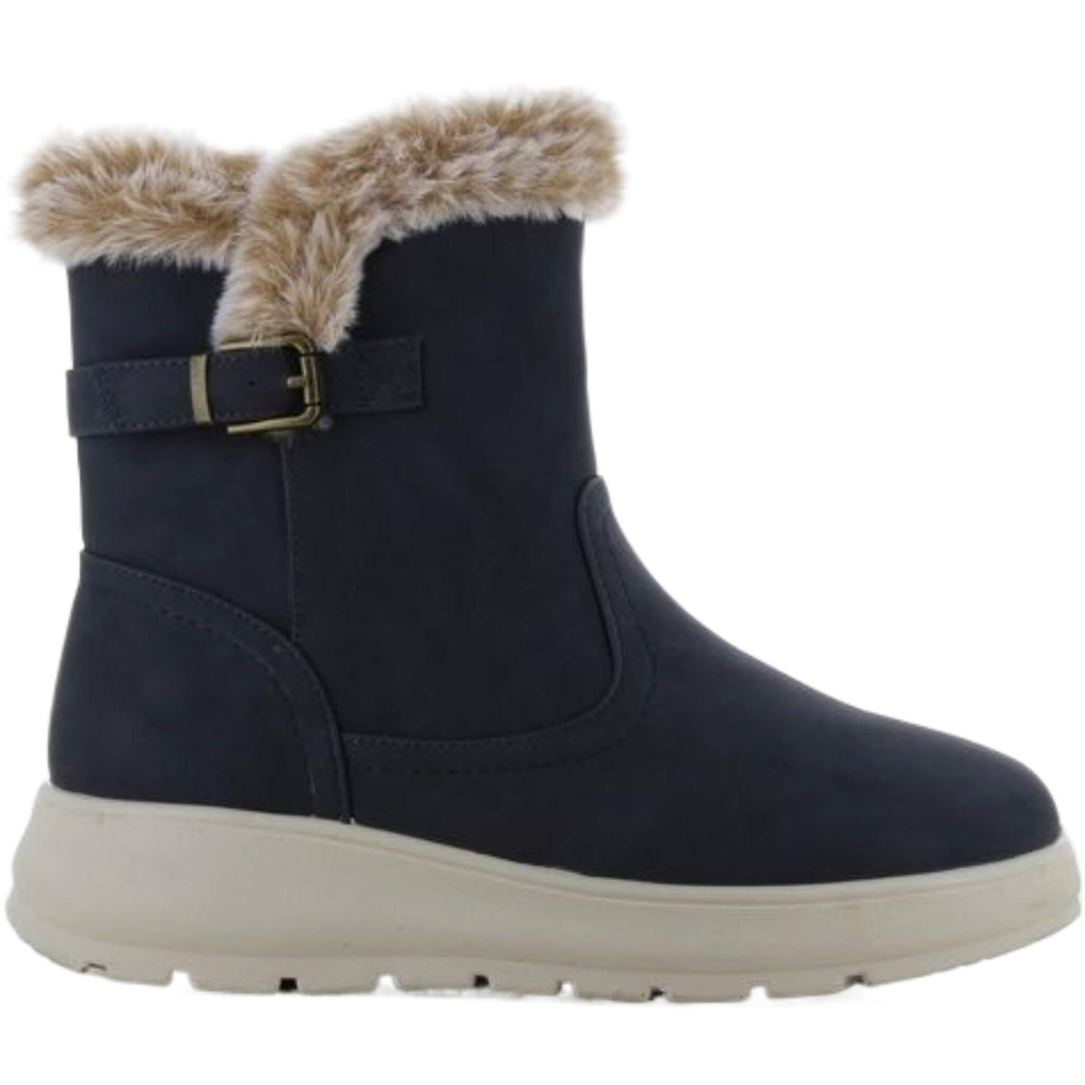 Fleece Stiefelette Classic Navy