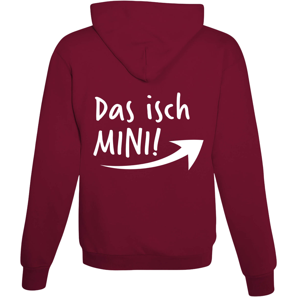 Hoodie Das isch MINI! Burgundy
