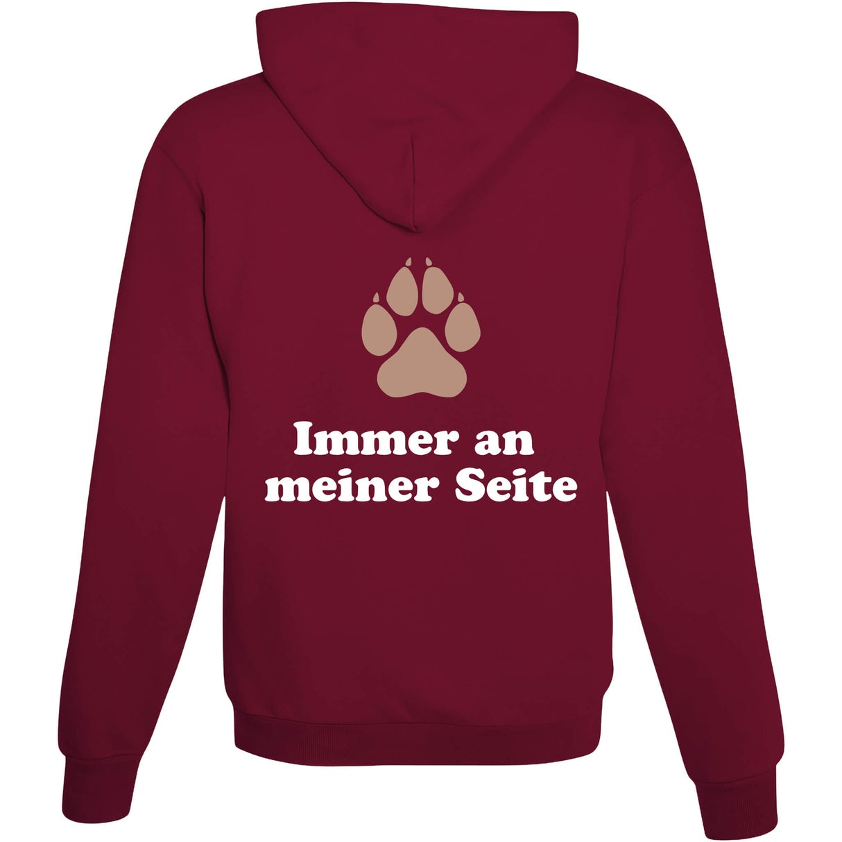 Hoodie Immer an meiner Seite Burgundy