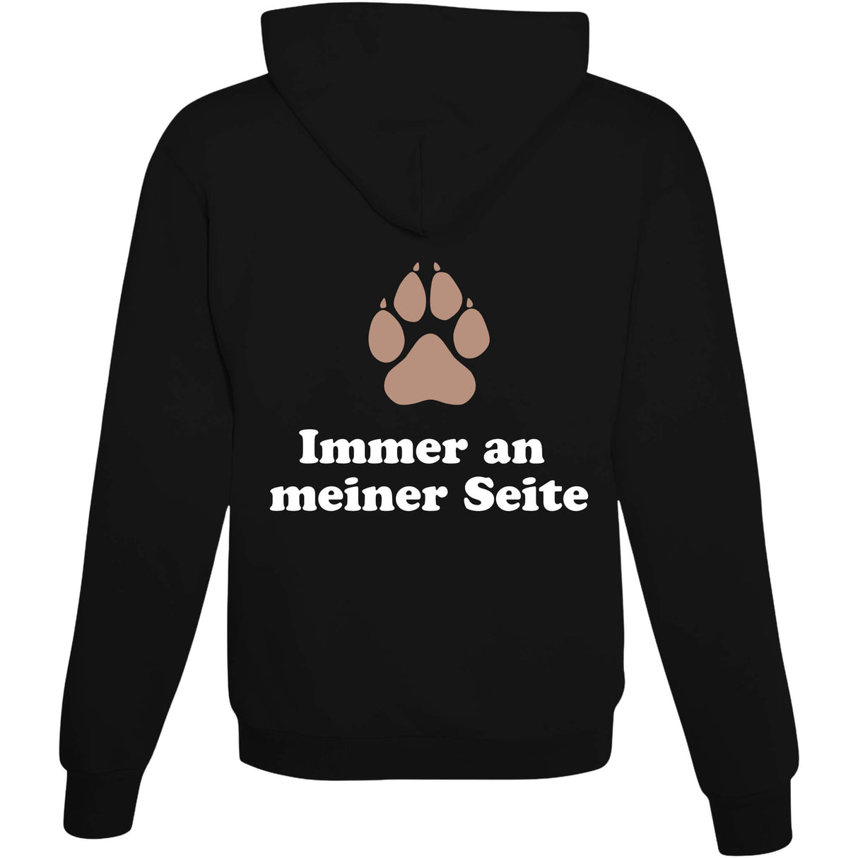 Hoodie Immer an meiner Seite Deep Black