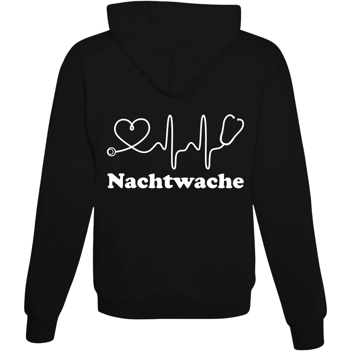 Hoodie Nachtwache Deep Black