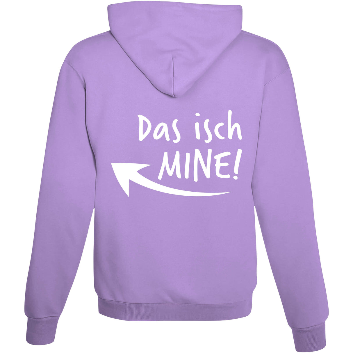 Hoodie Das isch MINE! Digital Lavender