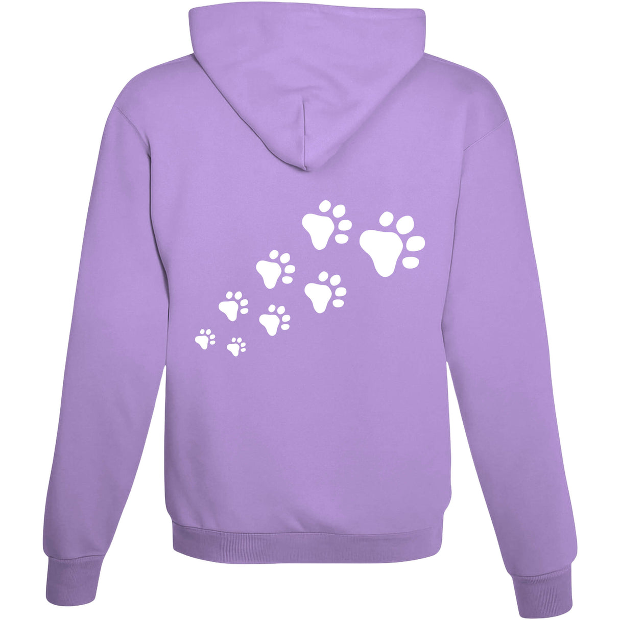 Hoodie Hundepfoten Digital Lavender