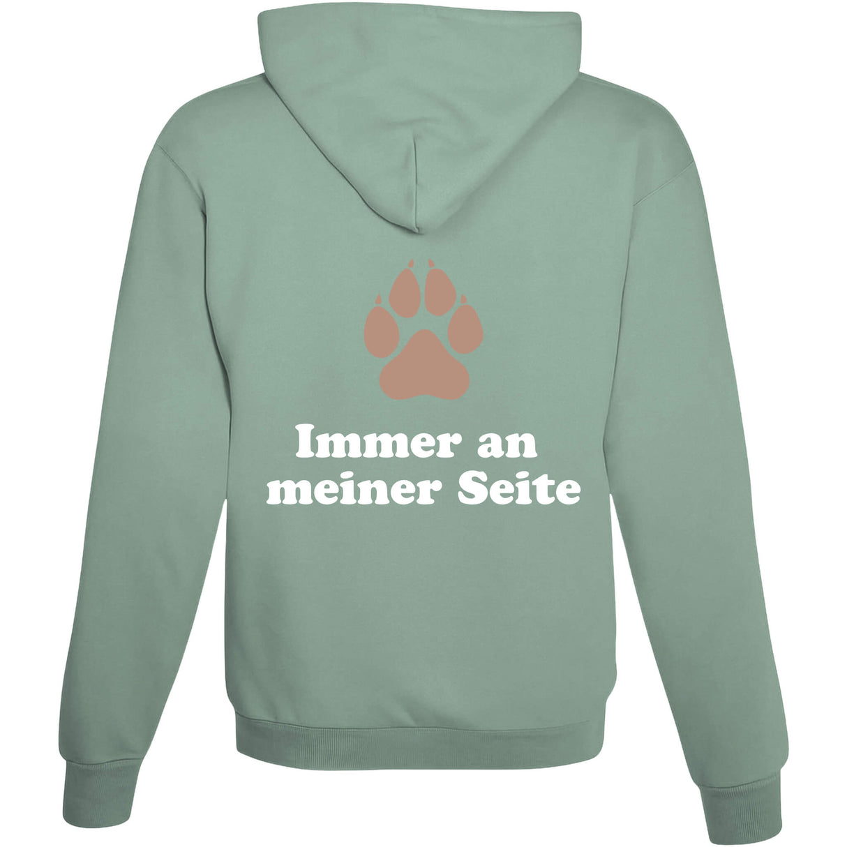 Hoodie Immer an meiner Seite Dusty Green