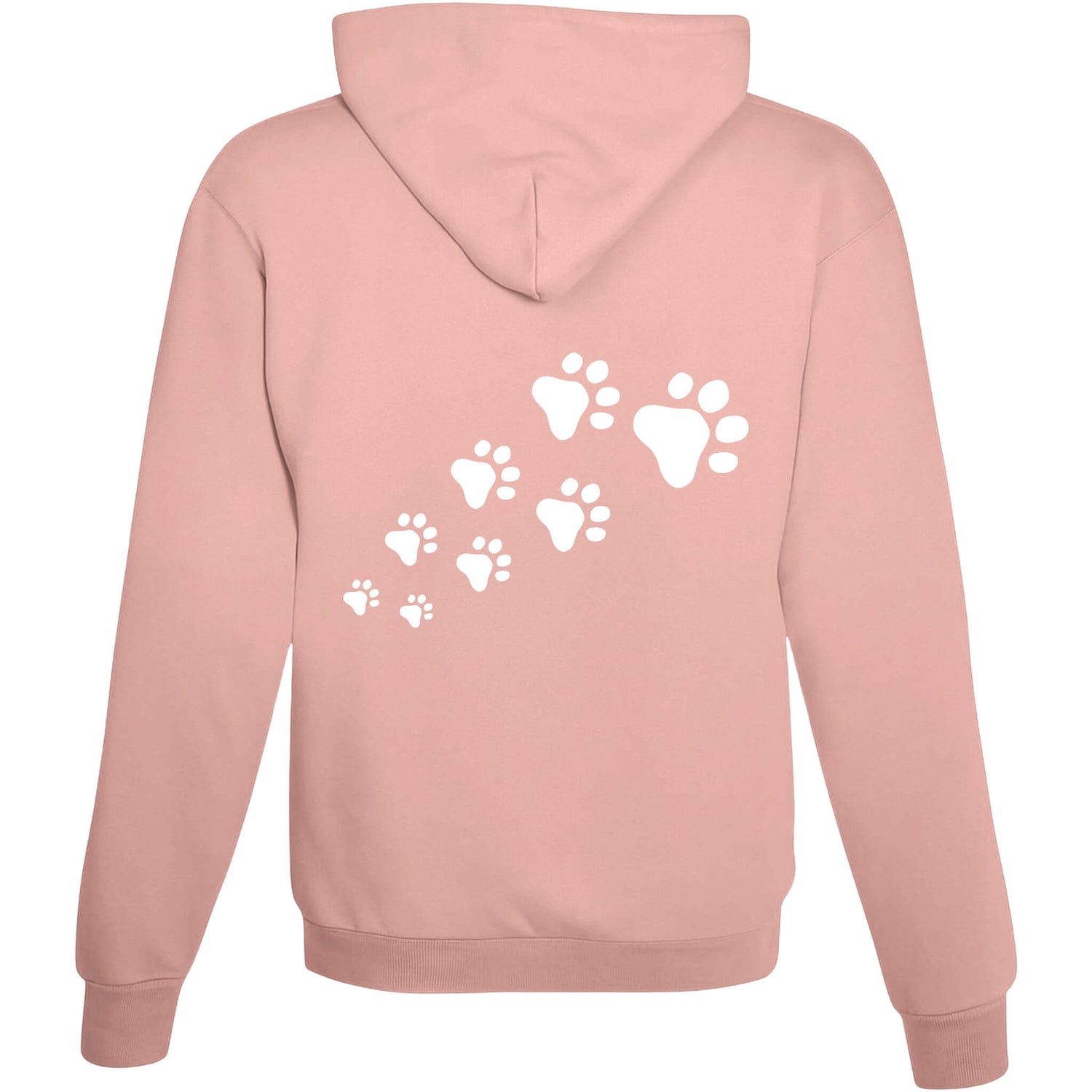 Hoodie Hundepfoten Dusty Pink