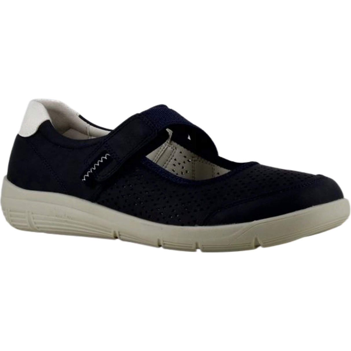 Mary-Jane Comfort Sneaker Navy Blau