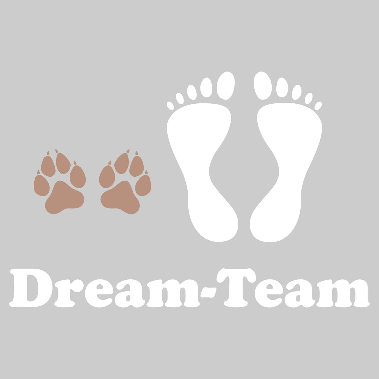 Hoodie Motiv Dream Team Weiss