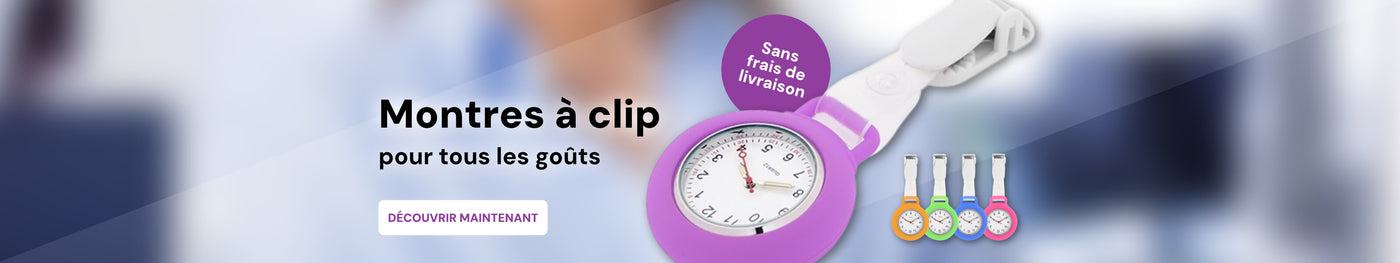 Montres à clip pour tous les goûts