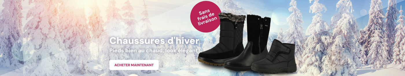 Chaussures d'hiver - Pieds bien au chaud, look élégant