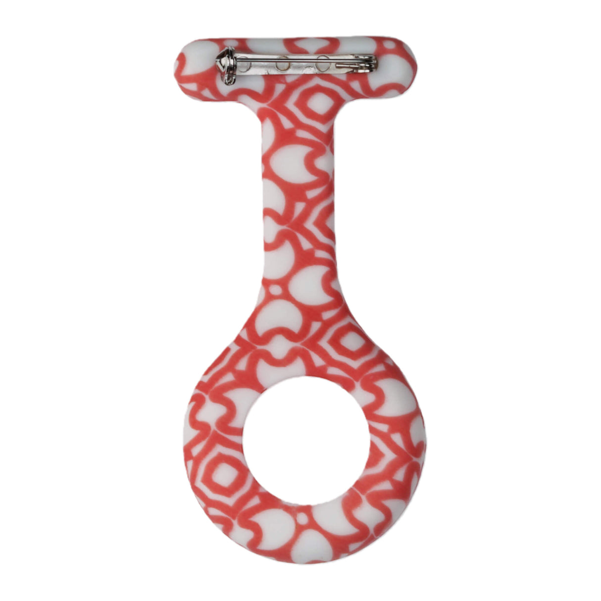 Silikonhülle Ornament (Rot/Weiss) Rückseite