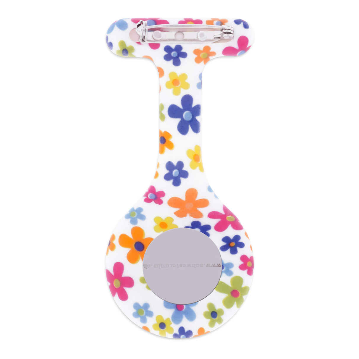 Sonderedition Silikon Blümchen - Silikonuhr - Rückseite