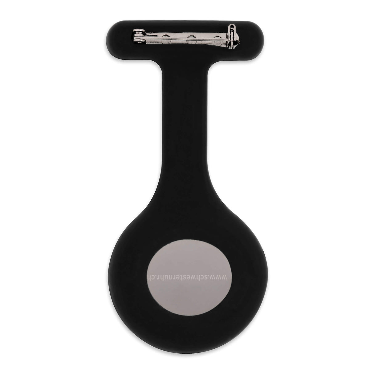 Silikon Schwarz - Silikonuhr - Rückseite