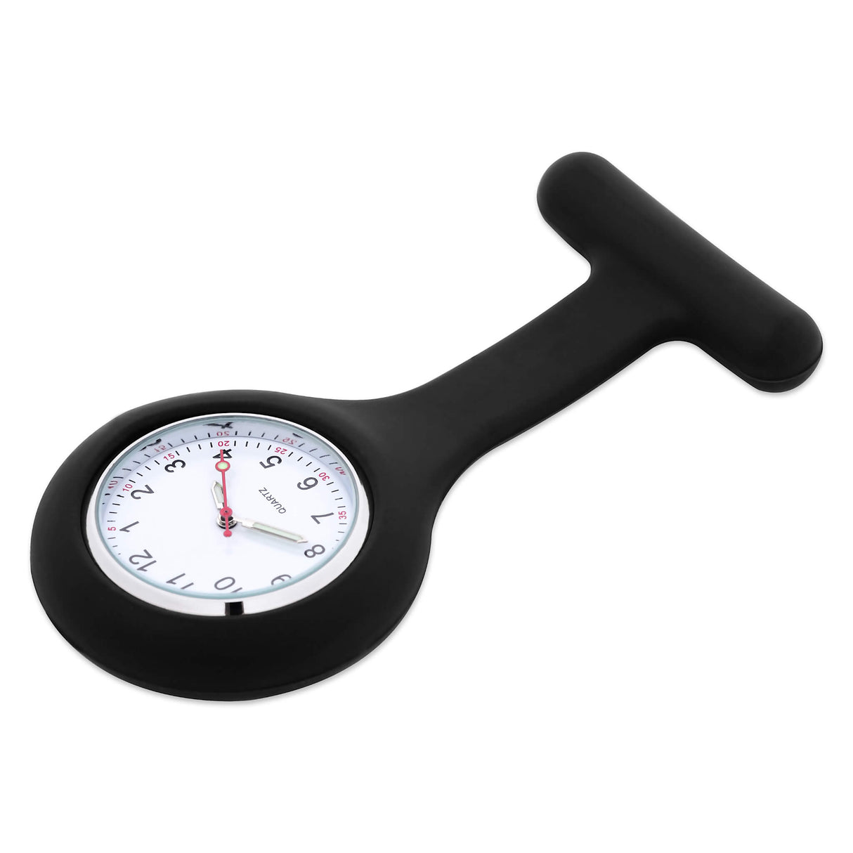 Silikon Schwarz - Silikonuhr - Seitlich