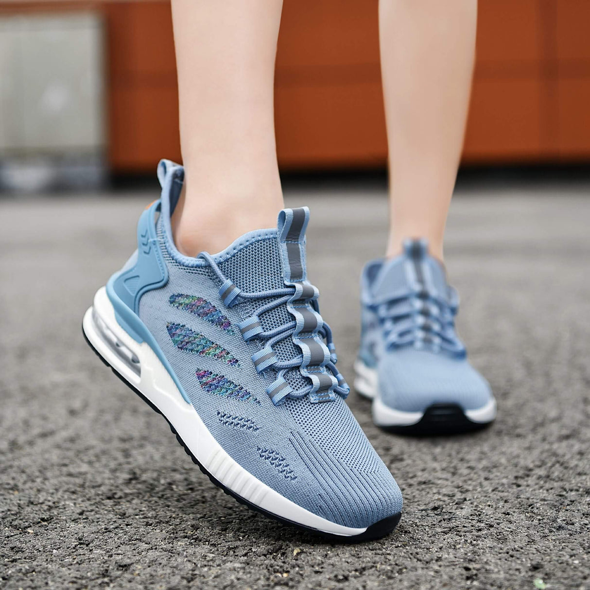 SneakAir Rainbow Hellblau