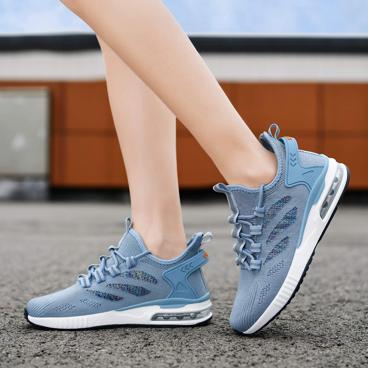 SneakAir Rainbow Hellblau