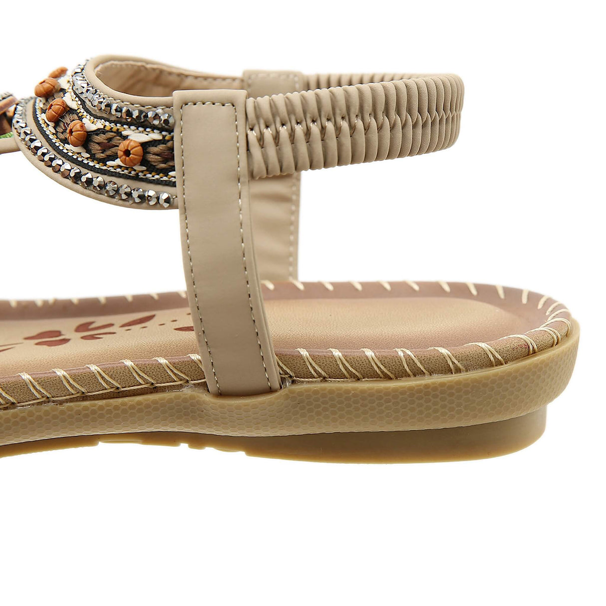 Sommersandale Retro Beige