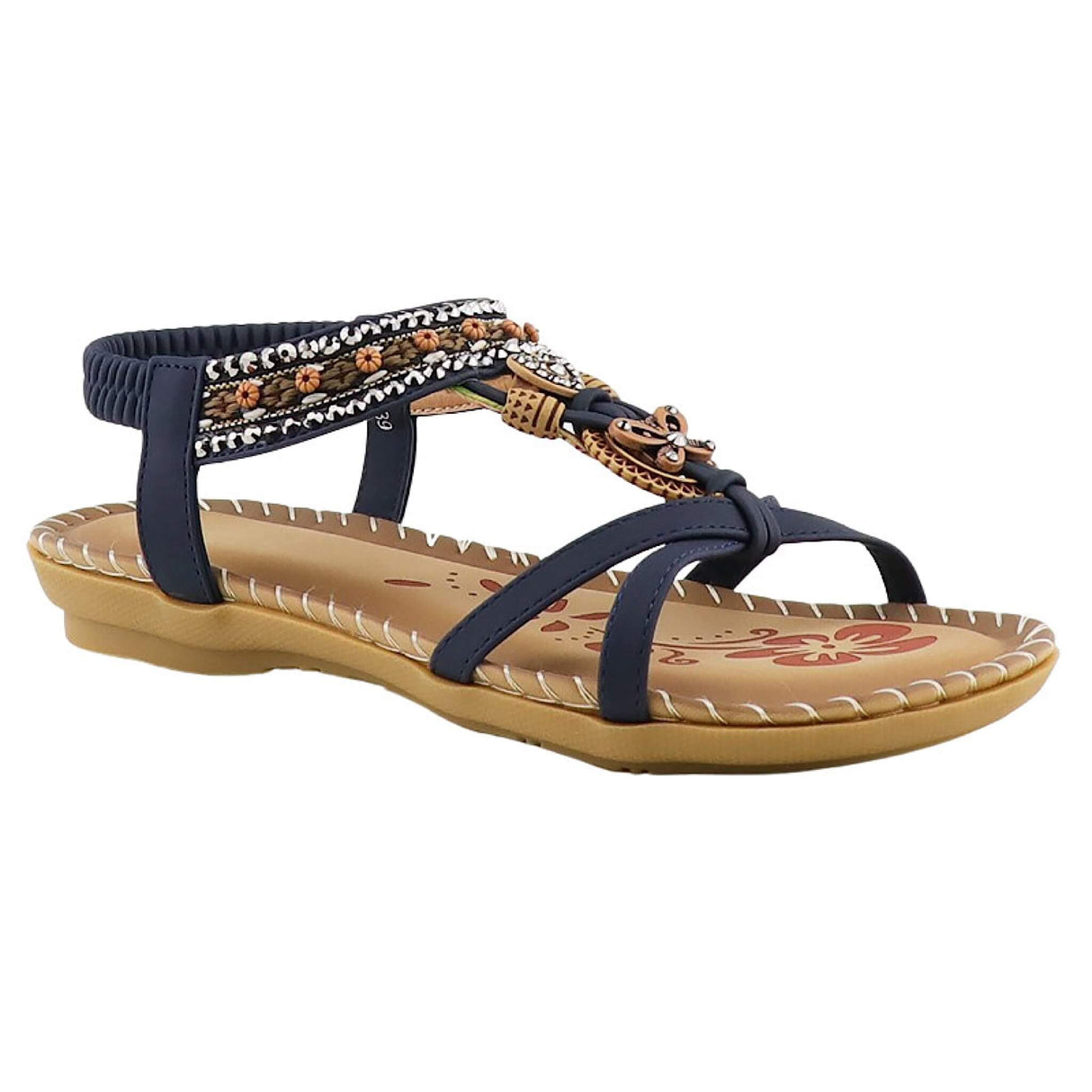 Sommersandale Retro Blue