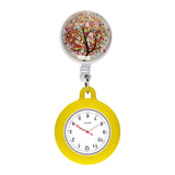 Silikon Clip Yellow Tree - Clipuhr ausziehbar