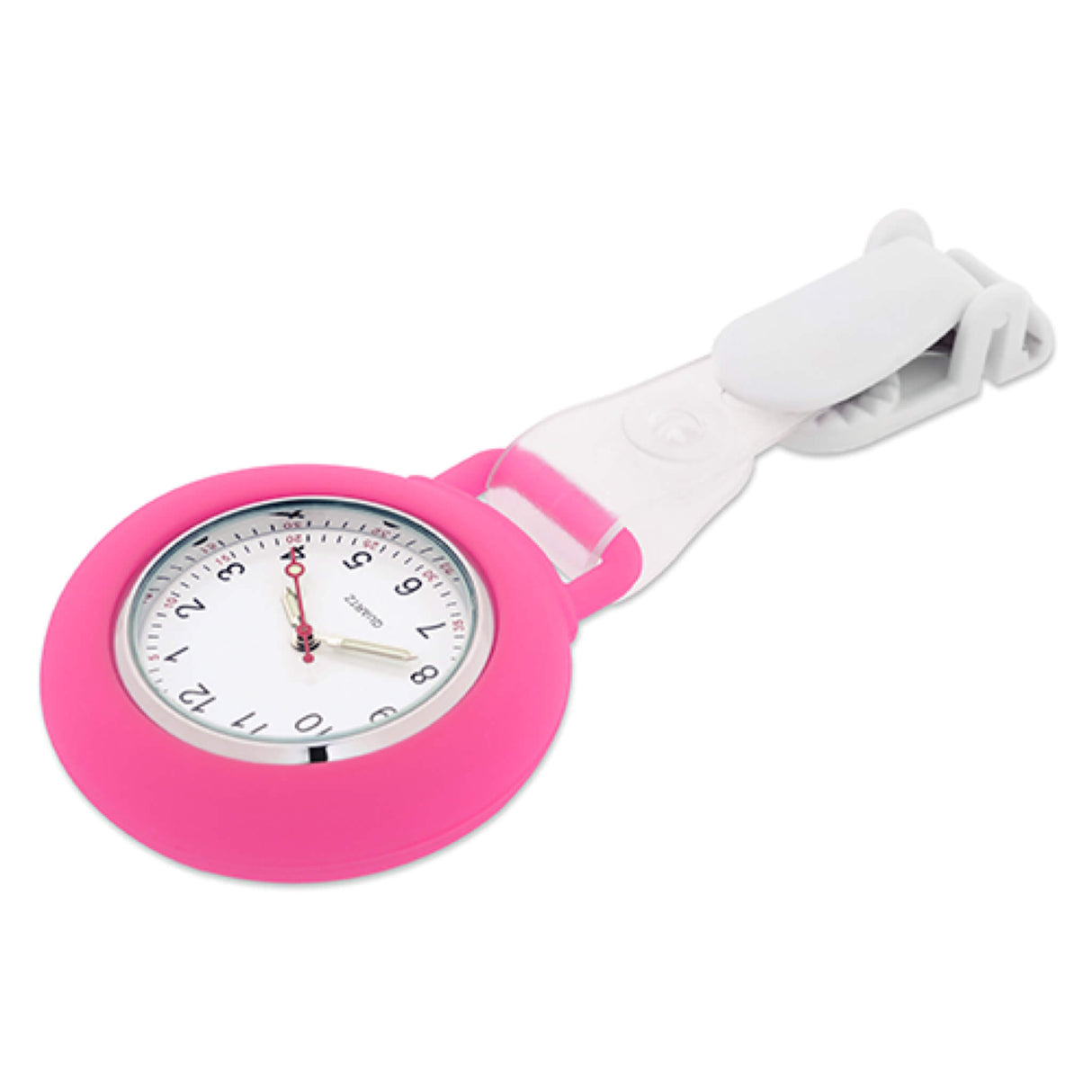 Silikon Clip Pink - Clipuhr - Seitlich