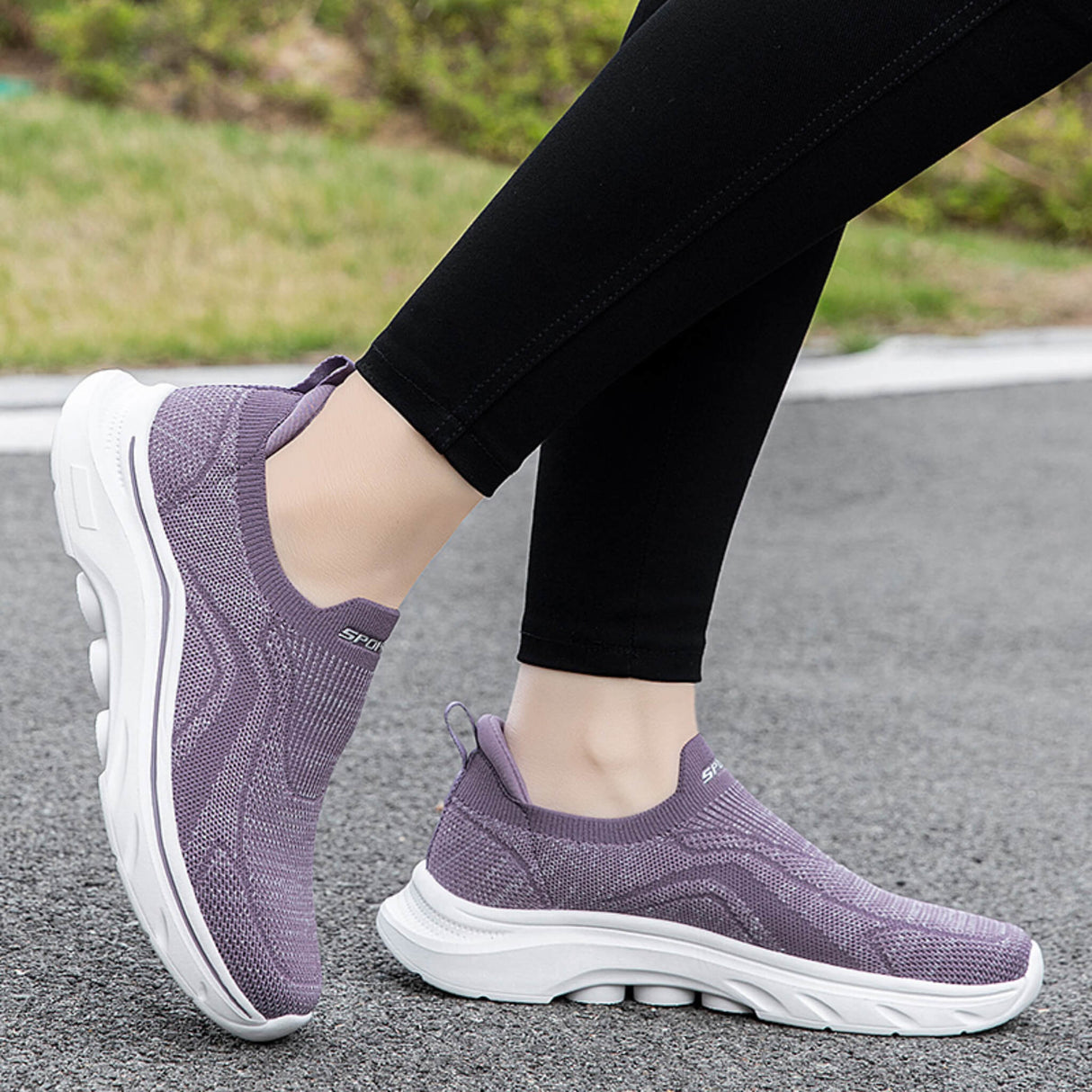 Comfort-Slip-on Aktiv-Flex Lila