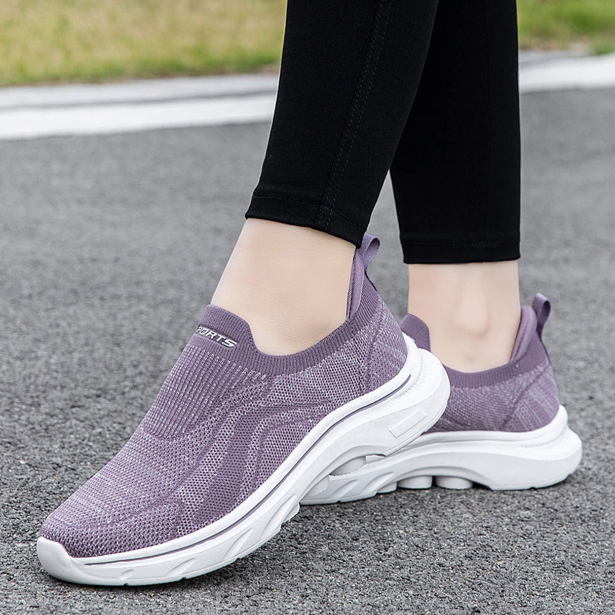 Comfort-Slip-on Aktiv-Flex Lila