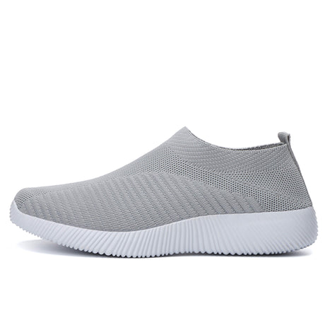 Comfort-Slipper Flex Step Hellgrau
