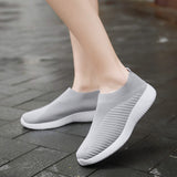 Comfort-Slipper Flex Step Hellgrau