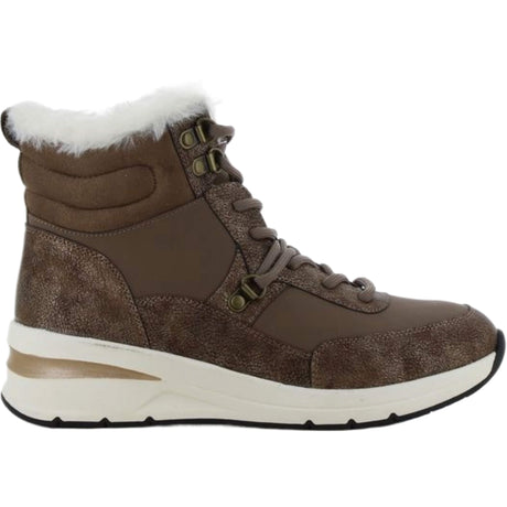 High-Top Winter Sneaker Dunkelbraun