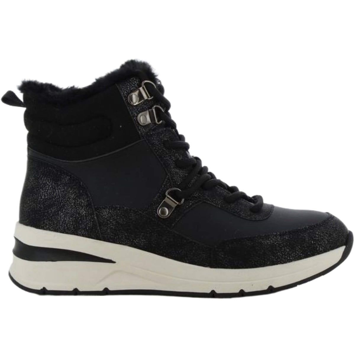 High-Top Winter Sneaker Schwarz