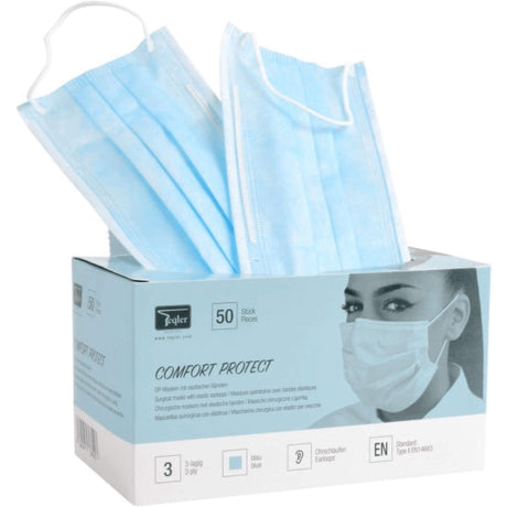 Hygiene Maske 3-lagig blau
