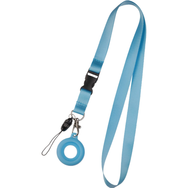 Lanyard Silikonhülle Hellblau