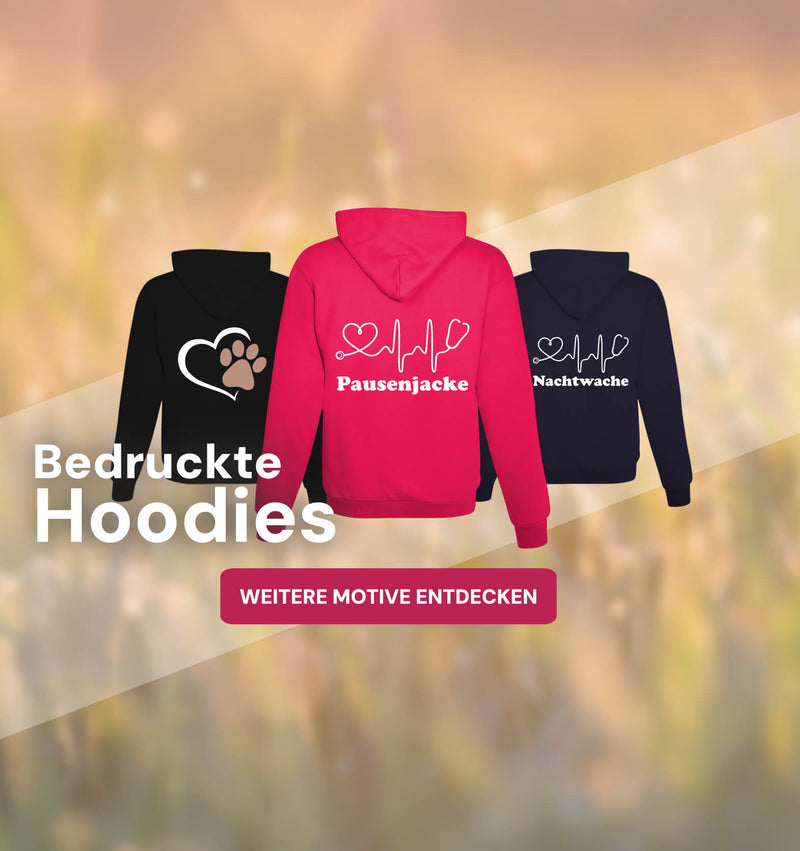 Bedruckte Hoodies
