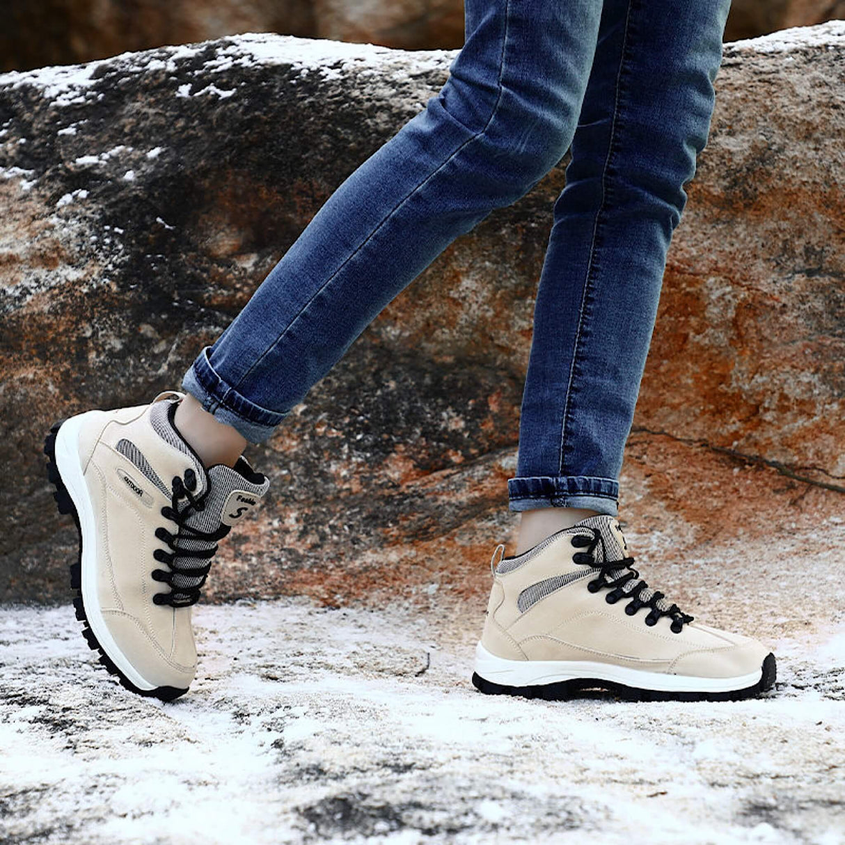 Rock Sneaker Beige