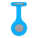 Montre d'infirmière Silicone Bleu clair