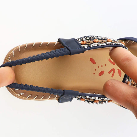 Sommersandale Retro Blue
