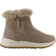 Thermo Stiefelette Side-Zip Beige