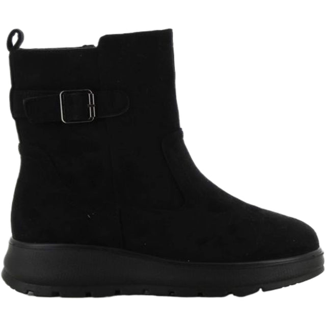 Winter Stiefelette Casual Schwarz