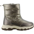 Winterstiefel Front-Zip Gold