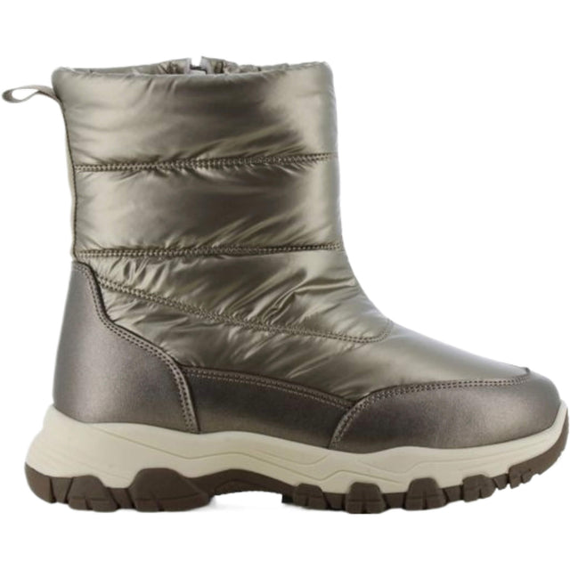 Winterstiefel Front-Zip Gold
