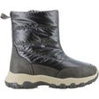 Winterstiefel Front-Zip Silber
